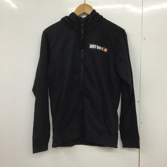 ナイキ NIKE パーカー 長袖 928704-010 ジップアップパーカー ジャージ M ロゴ、文字 黒 / ブラック /  メンズ USED 古着 中古 10149308