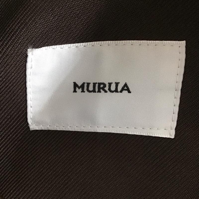 ムルーア MURUA コート トレンチコート 012150001401-01 ロングダブルトレンチコート ロングコート FREE 無地 茶 / ブラウン /  レディース USED 古着 中古 10149313