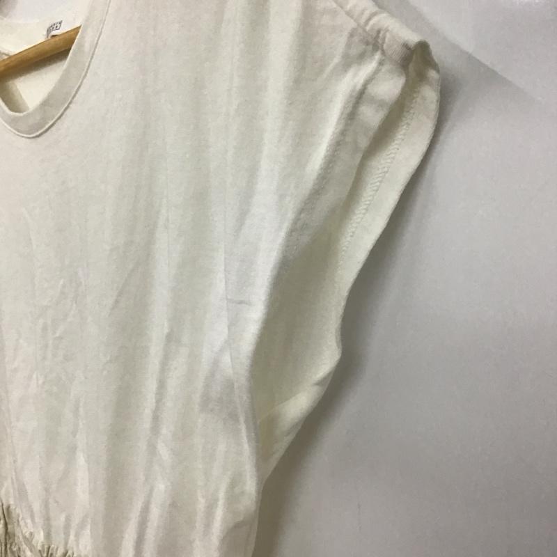 ローリーズファーム LOWRYS FARM ワンピース ロングスカート lf720015ts ドッキングワンピース FREE 無地 白 / ホワイト / X アイボリー / アイボリー /  レディース USED 古着 中古 10149316