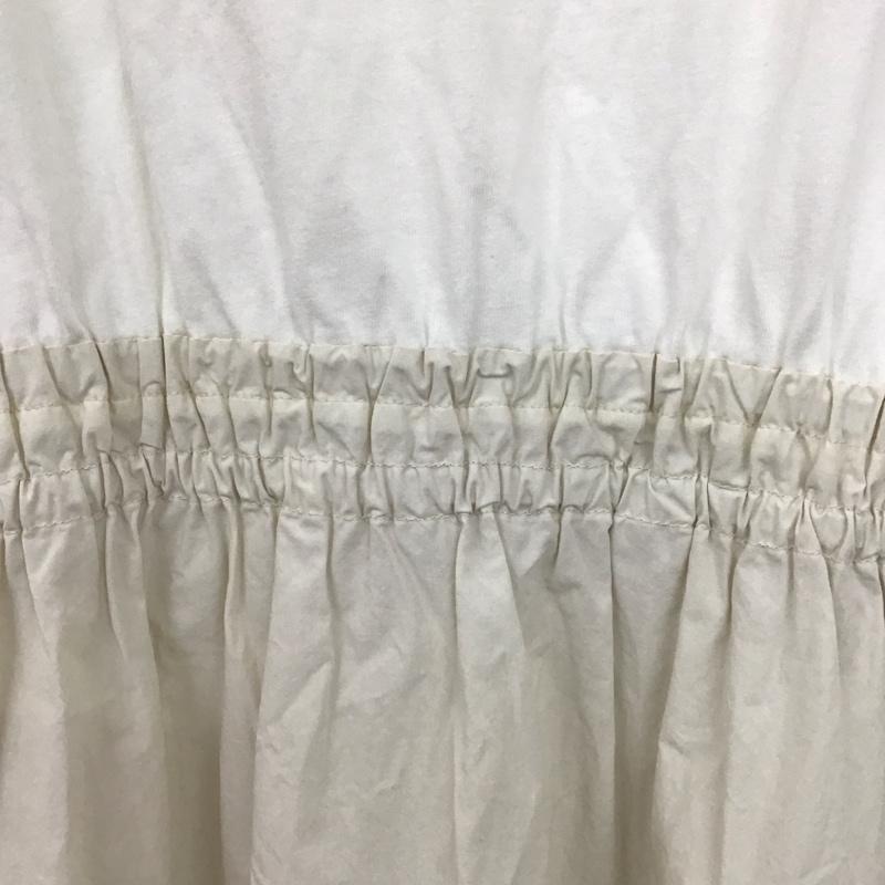 ローリーズファーム LOWRYS FARM ワンピース ロングスカート lf720015ts ドッキングワンピース FREE 無地 白 / ホワイト / X アイボリー / アイボリー /  レディース USED 古着 中古 10149316