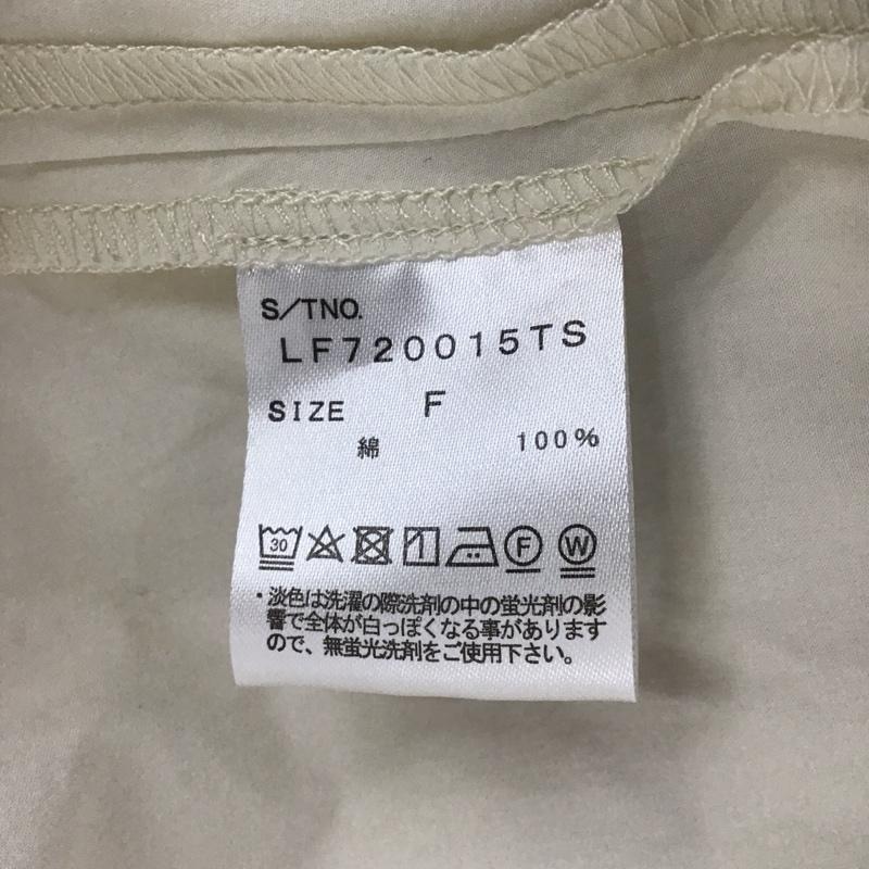 ローリーズファーム LOWRYS FARM ワンピース ロングスカート lf720015ts ドッキングワンピース FREE 無地 白 / ホワイト / X アイボリー / アイボリー /  レディース USED 古着 中古 10149316