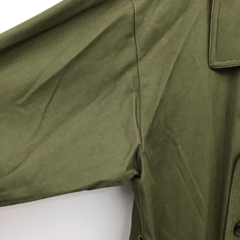 マウジー MOUSSY コート トレンチコート 010bah30-5210 トレンチコート アウター FREE 無地 カーキ / カーキ /  レディース USED 古着 中古 10149321