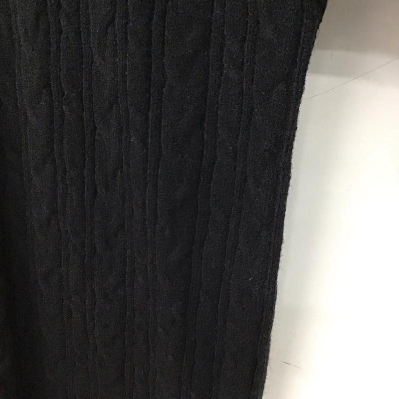 フリークスストア FREAK S STORE ワンピース ロングスカート 長袖ニットワンピース ケーブルニットワンピース FREE  黒 / ブラック /  レディース USED 古着 中古 10149324