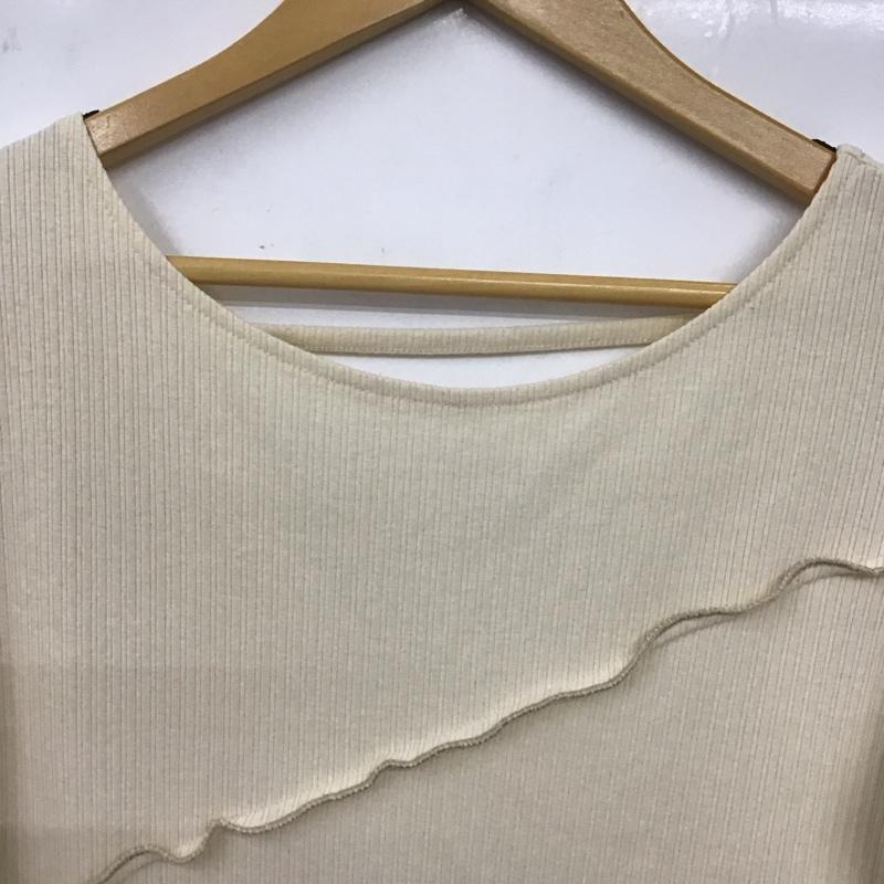 ダブルクローゼット w closet ワンピース ロングスカート 半袖ロングワンピース フレアスカート FREE 無地 アイボリー / アイボリー /  レディース USED 古着 中古 10149325