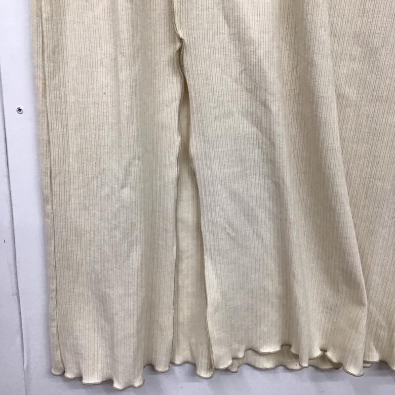 ダブルクローゼット w closet ワンピース ロングスカート 半袖ロングワンピース フレアスカート FREE 無地 アイボリー / アイボリー /  レディース USED 古着 中古 10149325