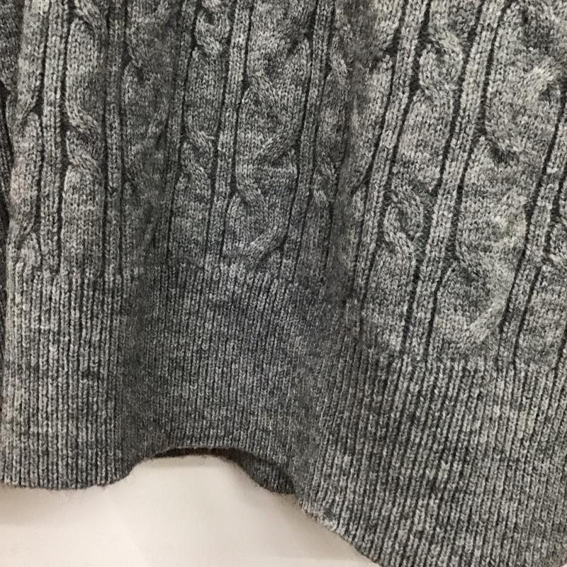 フリークスストア FREAK S STORE ワンピース ロングスカート 長袖ニットワンピース ケーブルニットロングワンピース FREE  灰 / グレー /  レディース USED 古着 中古 10149326
