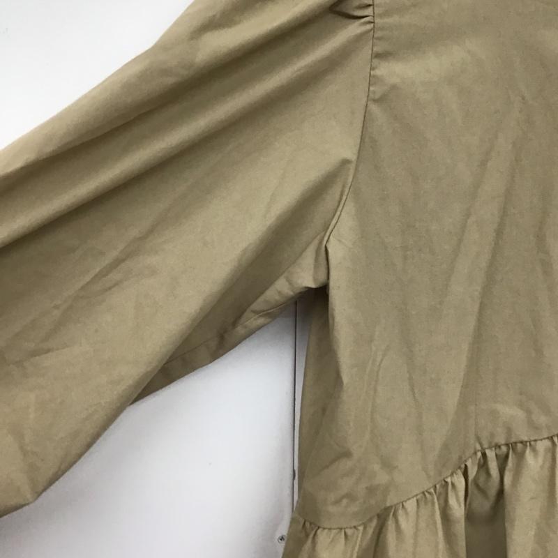 ダブルクローゼット w closet ワンピース ロングスカート 長袖ロングワンピース フレアスカート FREE 無地 ベージュ / ベージュ /  レディース USED 古着 中古 10149330