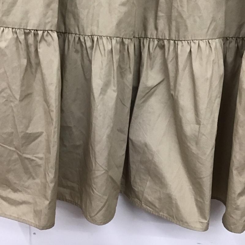ダブルクローゼット w closet ワンピース ロングスカート 長袖ロングワンピース フレアスカート FREE 無地 ベージュ / ベージュ /  レディース USED 古着 中古 10149330