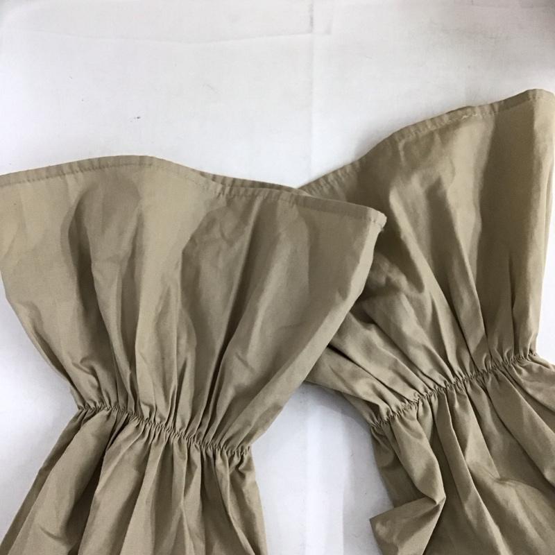 ダブルクローゼット w closet ワンピース ロングスカート 長袖ロングワンピース フレアスカート FREE 無地 ベージュ / ベージュ /  レディース USED 古着 中古 10149330
