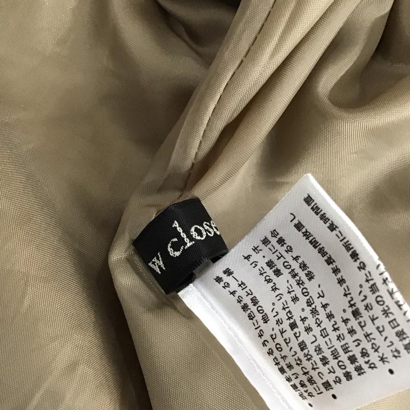 ダブルクローゼット w closet ワンピース ロングスカート 長袖ロングワンピース フレアスカート FREE 無地 ベージュ / ベージュ /  レディース USED 古着 中古 10149330