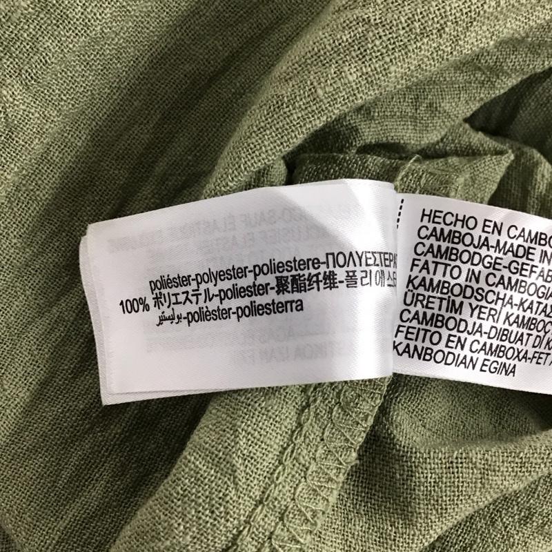 ザラ ZARA ワンピース ロングスカート キャミワンピース ロングワンピース M 無地 カーキ / カーキ /  レディース USED 古着 中古 10149332