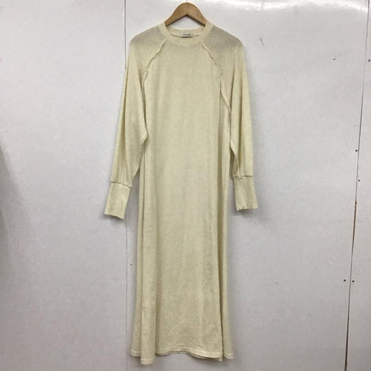 フリークスストア FREAK S STORE ワンピース ロングスカート 長袖ロングワンピース カジュアルワンピース M 無地 アイボリー / アイボリー /  レディース USED 古着 中古 10149335