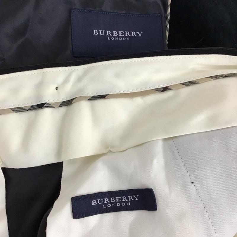 バーバリーロンドン Burberry London セットアップ セットアップ セットアップ 長袖ジャケット スラックスパンツ 2点セット M 無地 黒 / ブラック /  メンズ USED 古着 中古 10149348