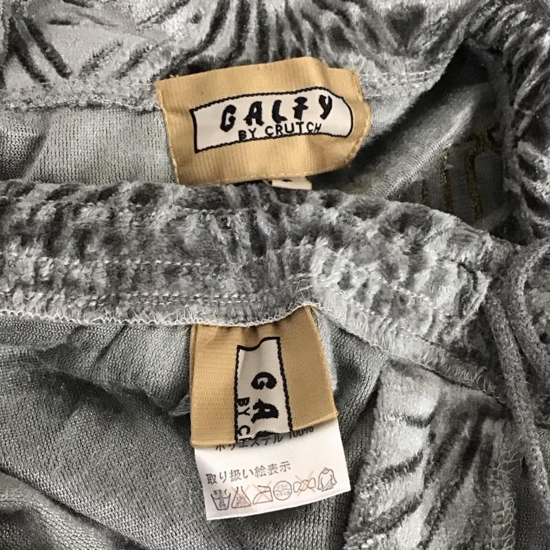 ガルフィー GALFY セットアップ セットアップ セットアップ ジップアップジャケット スウェットパンツ 2点セット FREE ロゴ、文字 灰 / グレー /  メンズ USED 古着 中古 10149350
