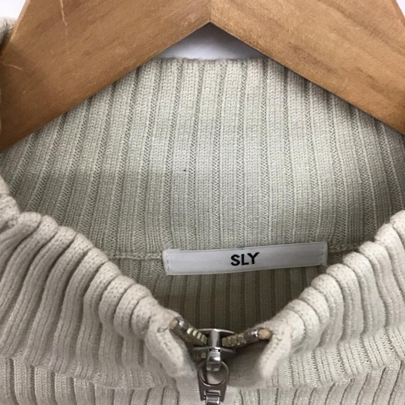 スライ SLY カーディガン 長袖 無地 ベージュ / ベージュ /  レディース USED 古着 中古 10149352