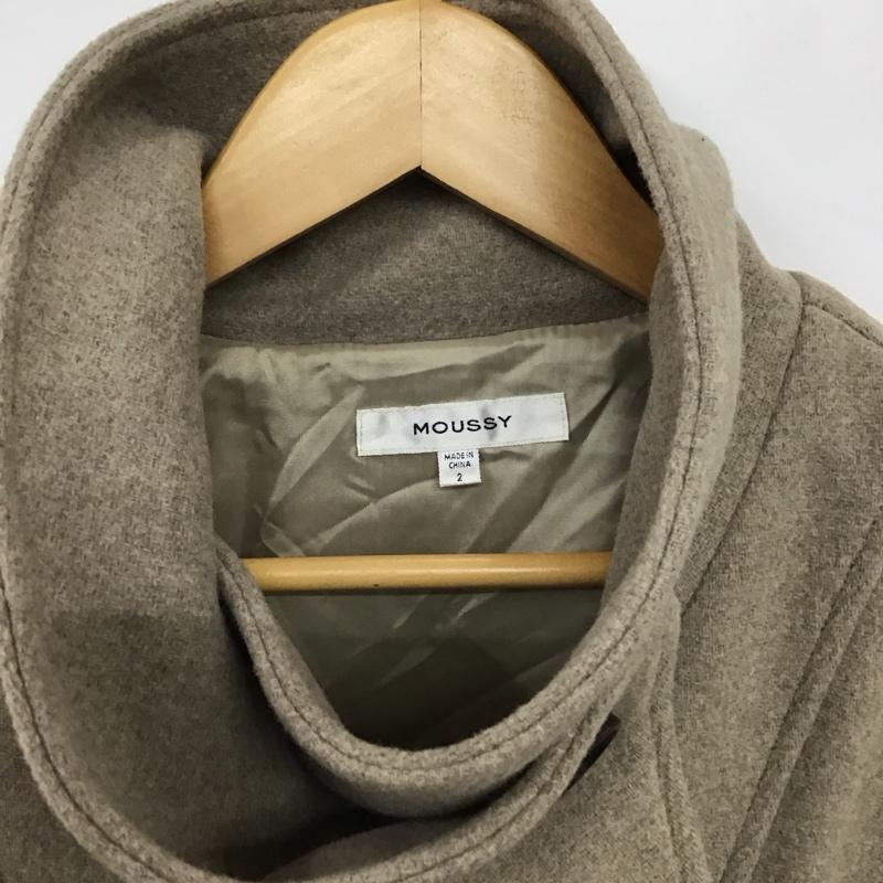 マウジー MOUSSY ジャケット、上着 ジャンパー、ブルゾン 010fah30-5610 STANDCOLLARMIDDLE アウター 2 無地 茶 / ブラウン /  レディース USED 古着 中古 10149354
