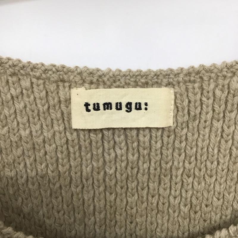 ツムグ tumugu キャミソール キャミソール ニット 38 無地 ベージュ / ベージュ /  レディース USED 古着 中古 10149355