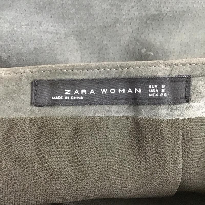 ザラウーマン ZARA WOMAN スカート ミニスカート S 無地 チャコールグレー / チャコールグレー /  レディース USED 古着 中古 10149358