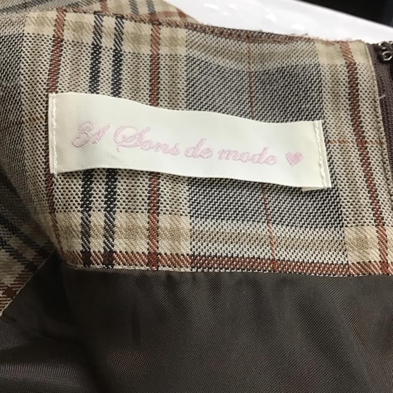トランテアンソンドゥモード 31 Sons de mode スカート ロングスカート 38 チェック マルチカラー / マルチカラー /  レディース USED 古着 中古 10149360