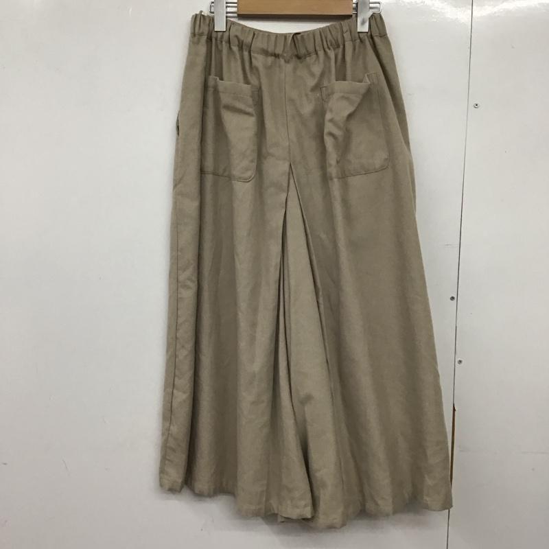 サマンサモスモス Samansa Mos2 パンツ ワークパンツ、ペインターパンツ ガチョウパンツ ワイドパンツ フレアパンツ FREE 無地 ベージュ / ベージュ /  レディース USED 古着 中古 10149367