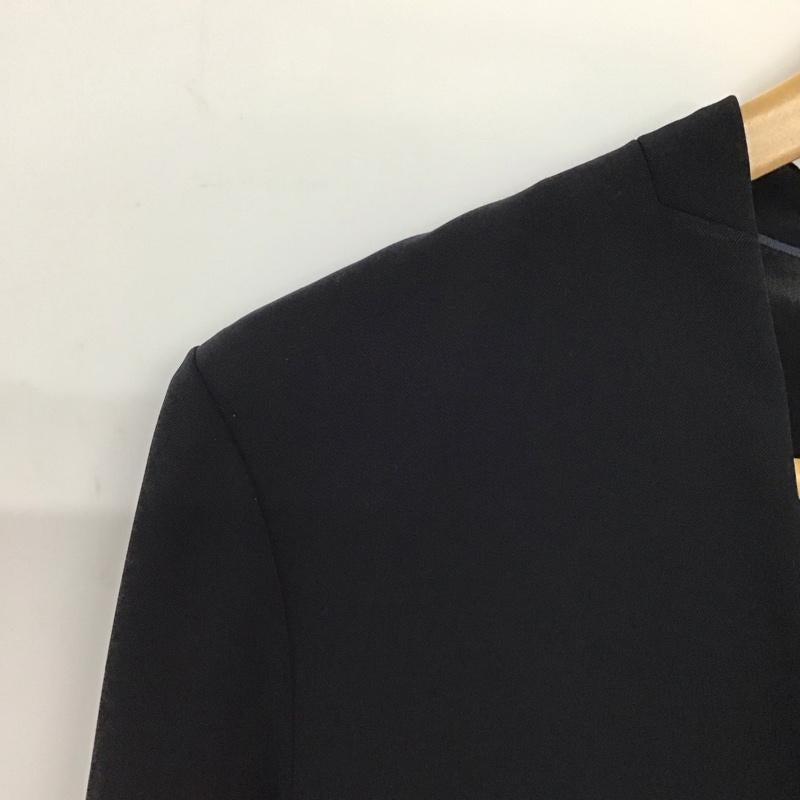 ユナイテッドアローズグリーンレーベルリラクシング UNITED ARROWS green label relaxing ジャケット、上着 ジャケット、ブレザー カジュアルジャケット アウター ノーカラージャケット 38 無地 紺 / ネイビー /  レディース USED 古着 中古 10149376