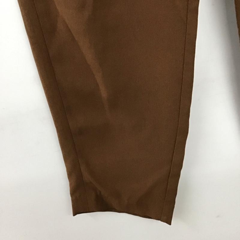 ビームスライツ BEAMS LIGHTS パンツ スラックス スラックスパンツ ワイドパンツ カジュアルパンツ 38 無地 茶 / ブラウン /  レディース USED 古着 中古 10149382