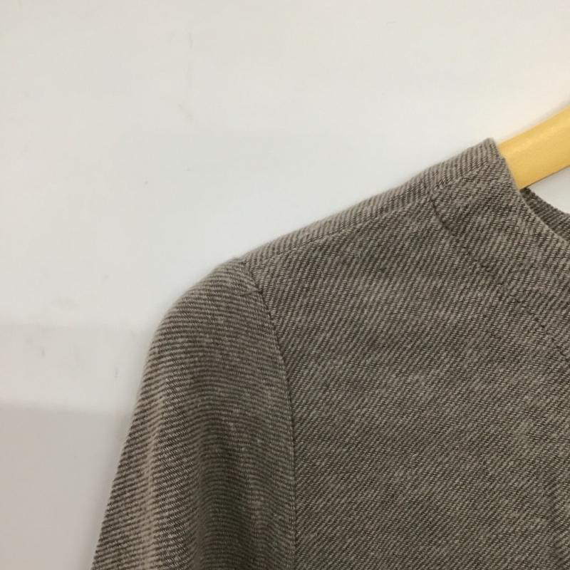 ツクロイ サンバレー tukuroi by SUNVALLEY シャツ、ブラウス 長袖 長袖シャツ 無地シャツ ノーカラーシャツ M 無地 灰 / グレー /  レディース USED 古着 中古 10149386