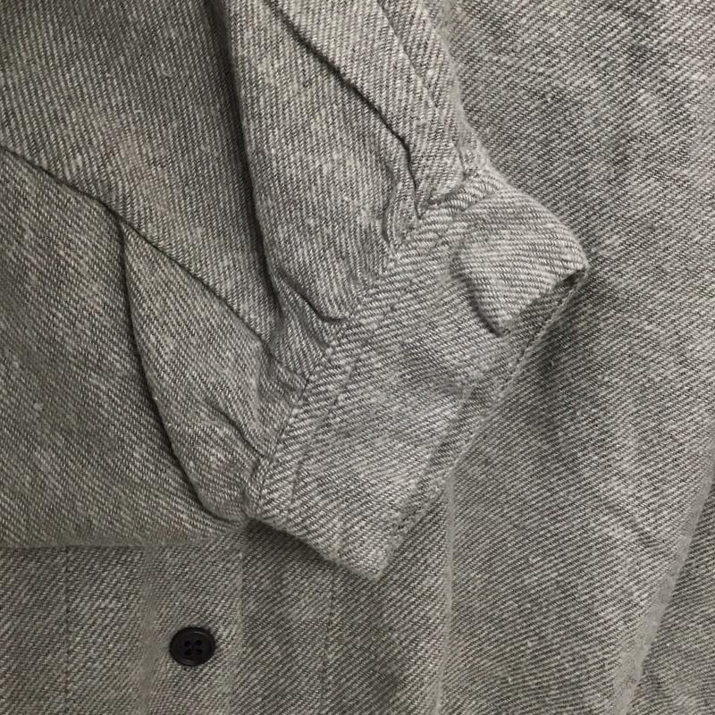 ツクロイ サンバレー tukuroi by SUNVALLEY シャツ、ブラウス 長袖 長袖シャツ 無地シャツ ノーカラーシャツ M 無地 灰 / グレー /  レディース USED 古着 中古 10149386
