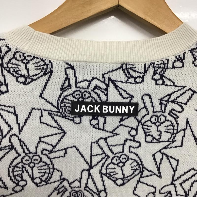 ジャックバニー Jack Bunny!! ニット、セーター 長袖 長袖ニットカットソー クルーネック セーター 2 プリント マルチカラー / マルチカラー /  メンズ USED 古着 中古 10149388