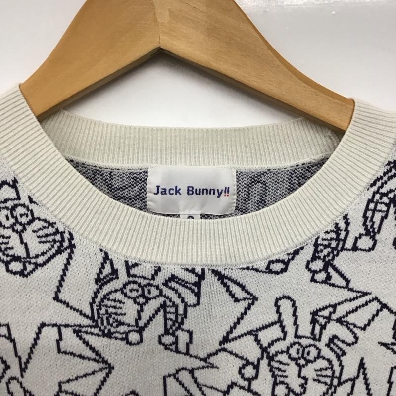 ジャックバニー Jack Bunny!! ニット、セーター 長袖 長袖ニットカットソー クルーネック セーター 2 プリント マルチカラー / マルチカラー /  メンズ USED 古着 中古 10149388