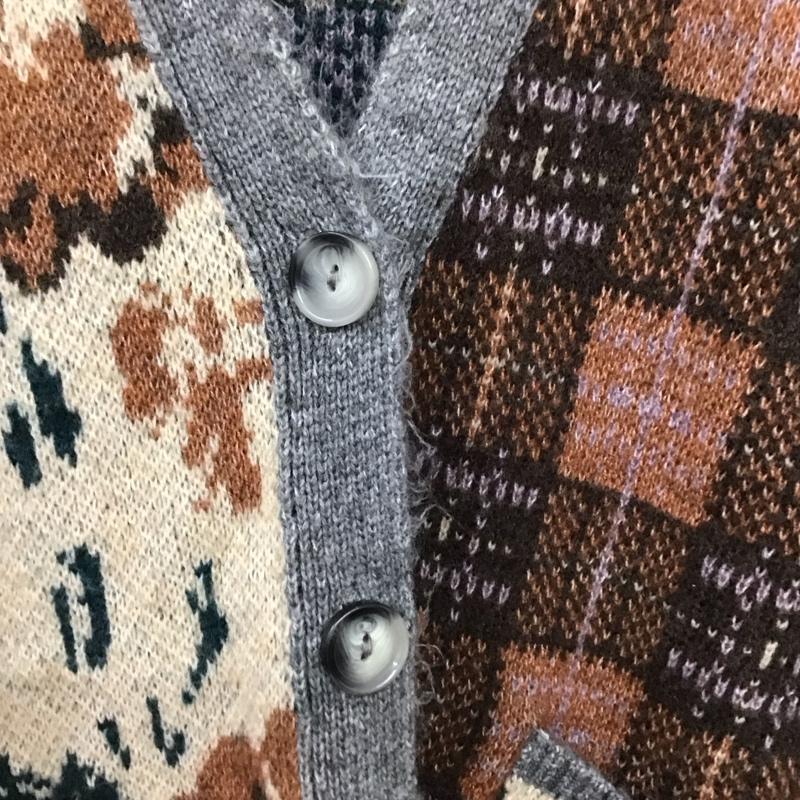 ザラ ZARA カーディガン 長袖 3597/007/330 M  マルチカラー / マルチカラー /  レディース USED 古着 中古 10149390