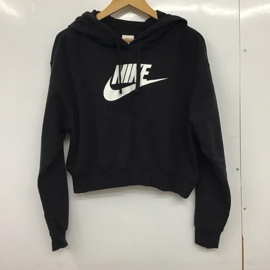 ナイキ NIKE パーカー 長袖 dq5851-010 パーカー 長袖スウェット M ロゴ、文字 黒 / ブラック /  レディース USED 古着 中古 10149392