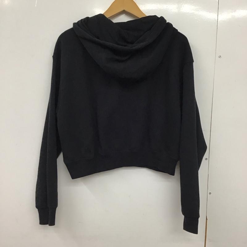 ナイキ NIKE パーカー 長袖 dq5851-010 パーカー 長袖スウェット M ロゴ、文字 黒 / ブラック /  レディース USED 古着 中古 10149392