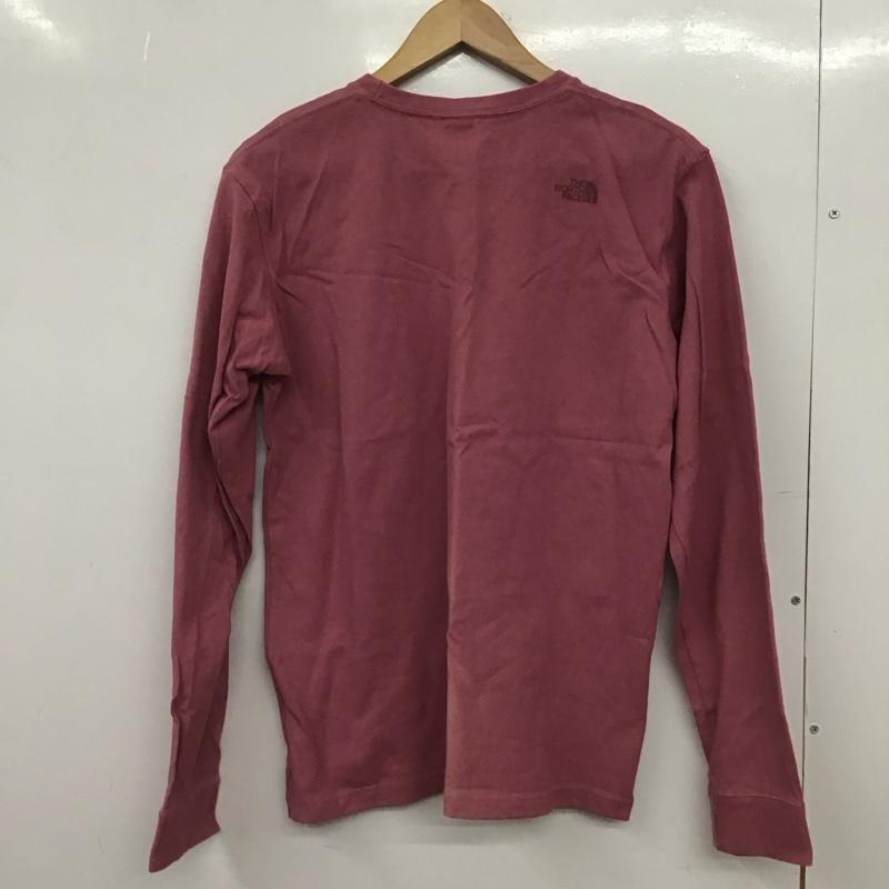 ザノースフェイス THE NORTH FACE Tシャツ 長袖 ntw82032 ロングスリーブテステッドプルーブンティー L ロゴ、文字 桃 / ピンク /  レディース USED 古着 中古 10149395