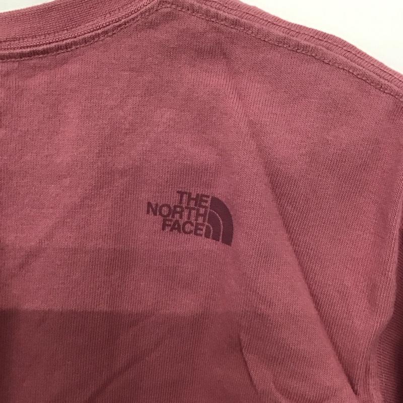 ザノースフェイス THE NORTH FACE Tシャツ 長袖 ntw82032 ロングスリーブテステッドプルーブンティー L ロゴ、文字 桃 / ピンク /  レディース USED 古着 中古 10149395