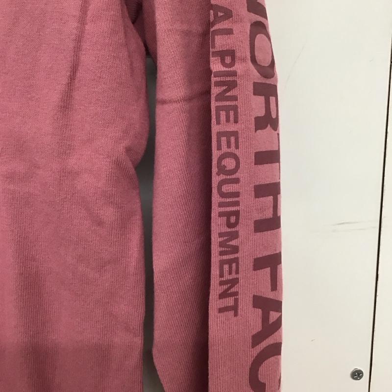 ザノースフェイス THE NORTH FACE Tシャツ 長袖 ntw82032 ロングスリーブテステッドプルーブンティー L ロゴ、文字 桃 / ピンク /  レディース USED 古着 中古 10149395