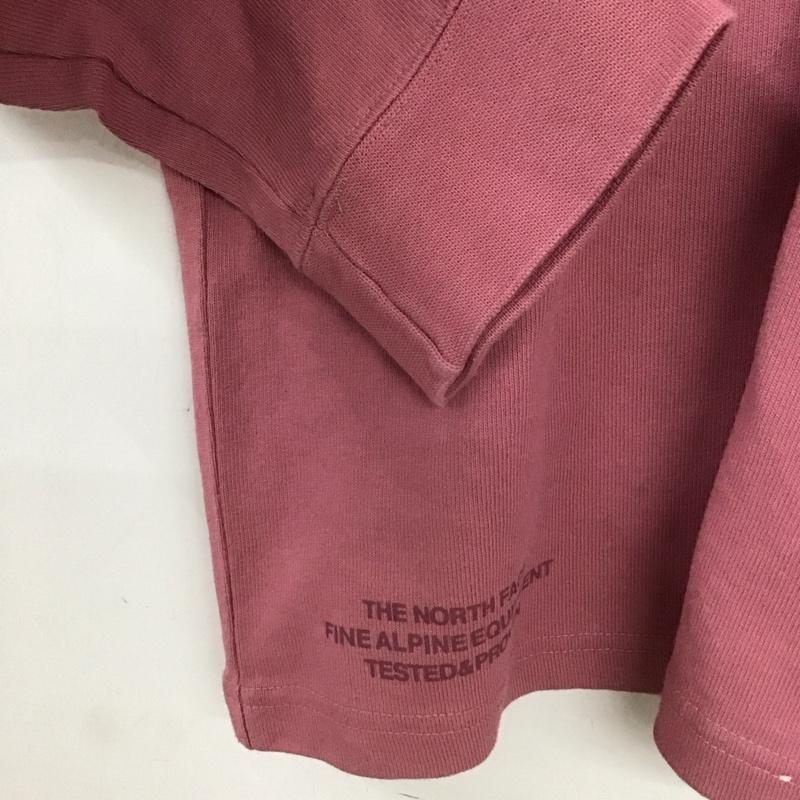 ザノースフェイス THE NORTH FACE Tシャツ 長袖 ntw82032 ロングスリーブテステッドプルーブンティー L ロゴ、文字 桃 / ピンク /  レディース USED 古着 中古 10149395