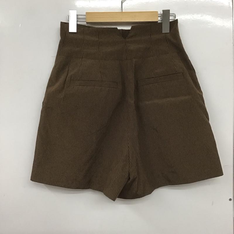 マウジー MOUSSY パンツ ショートパンツ 010bss30-1960 2 ストライプ 茶 / ブラウン /  レディース USED 古着 中古 10149401