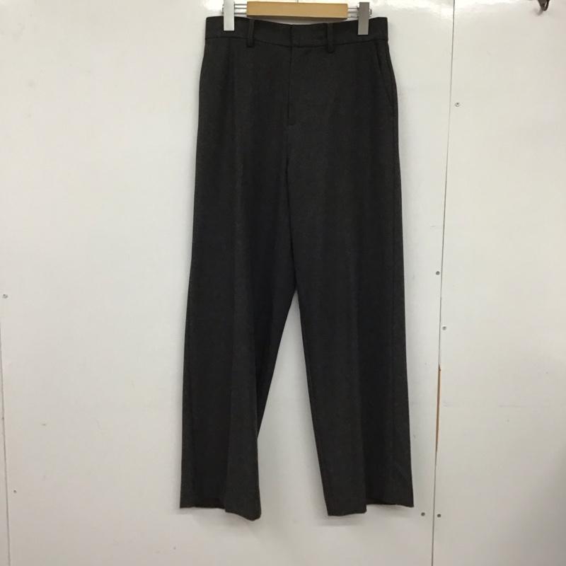 ビューティアンドユースユナイテッドアローズ BEAUTY&YOUTH UNITED ARROWS パンツ スラックス スラックスパンツ ワイドパンツ センタータックパンツ L 無地 灰 / グレー /  レディース USED 古着 中古 10149403