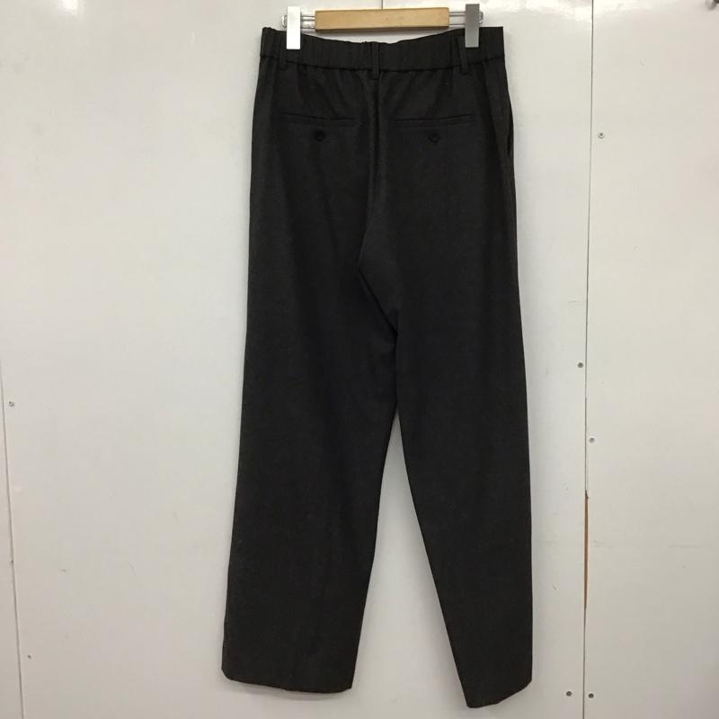 ビューティアンドユースユナイテッドアローズ BEAUTY&YOUTH UNITED ARROWS パンツ スラックス スラックスパンツ ワイドパンツ センタータックパンツ L 無地 灰 / グレー /  レディース USED 古着 中古 10149403