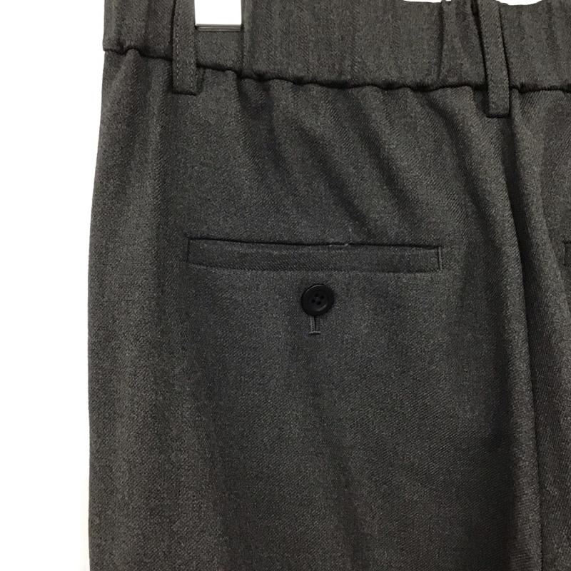 ビューティアンドユースユナイテッドアローズ BEAUTY&YOUTH UNITED ARROWS パンツ スラックス スラックスパンツ ワイドパンツ センタータックパンツ L 無地 灰 / グレー /  レディース USED 古着 中古 10149403
