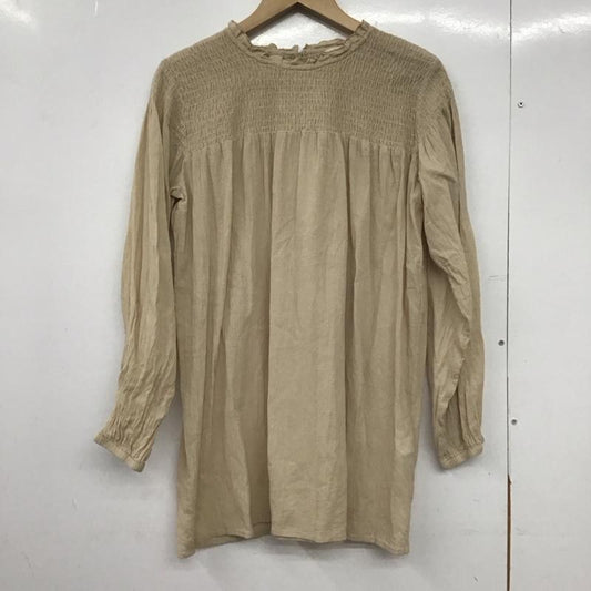 エヘカソポ ehka sopo シャツ、ブラウス 長袖 FREE 無地 ベージュ / ベージュ /  レディース USED 古着 中古 10149404