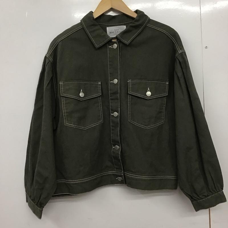 フレームス レイカズン frames RAY CASSIN ジャケット、上着 ジャケット、ブレザー M 無地 緑 / グリーン /  レディース USED 古着 中古 10149405