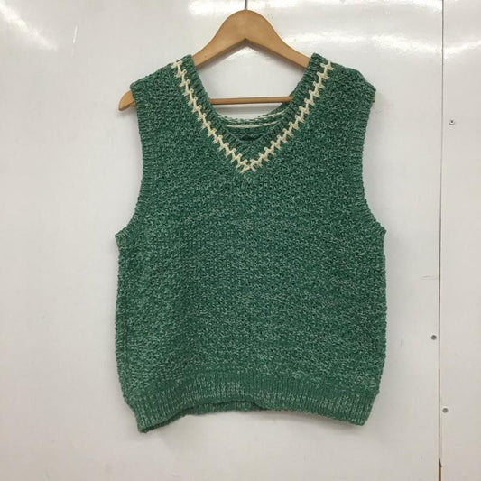 ニコアンド niko and... ベスト ベスト FREE 無地 緑 / グリーン /  レディース USED 古着 中古 10149408