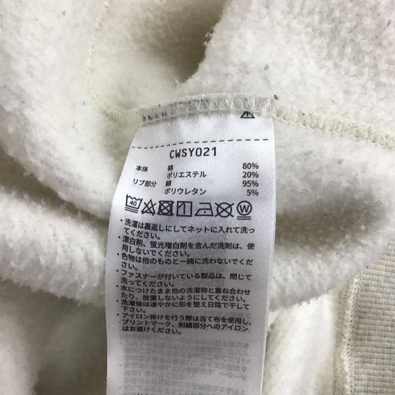 チャンピオン Campion トレーナー 長袖 スウェット ジップアップ FREE 無地 X プリント 灰 / グレー /  レディース USED 古着 中古 10149409