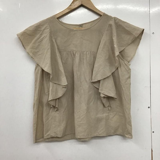 ローリーズファーム LOWRYS FARM カットソー 半袖 半袖カットソー 半袖シャツ FREE 無地 ベージュ / ベージュ /  レディース USED 古着 中古 10149418