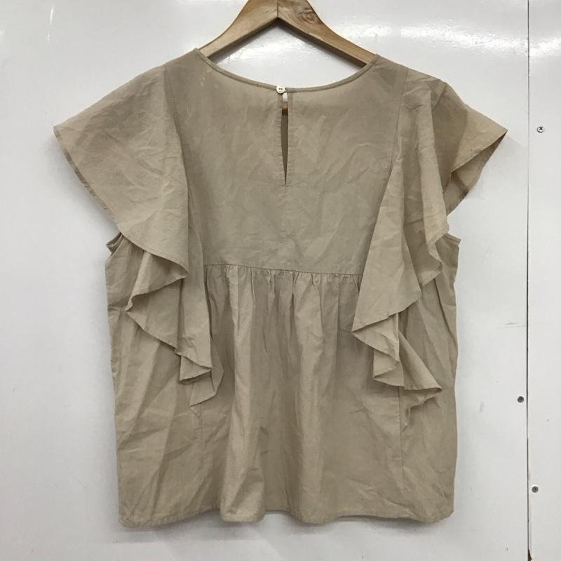 ローリーズファーム LOWRYS FARM カットソー 半袖 半袖カットソー 半袖シャツ FREE 無地 ベージュ / ベージュ /  レディース USED 古着 中古 10149418