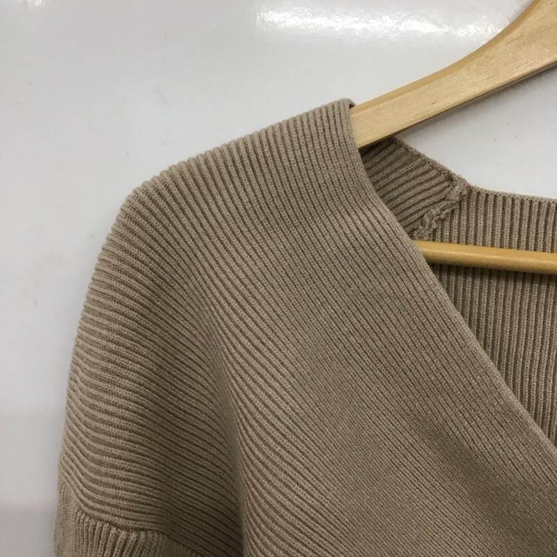 フレイ アイディー FRAY I.D ニット、セーター 長袖 長袖ニットカットソー セーター ONE SIZE 無地 ベージュ / ベージュ /  レディース USED 古着 中古 10149419