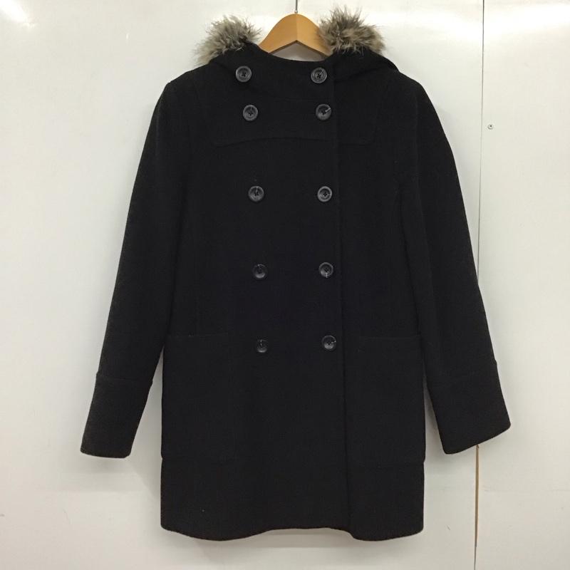 ランズエンド LANDS END コート コート一般 ロングコート ジャケット アウター 無地 紺 / ネイビー /  レディース USED 古着 中古 10149422