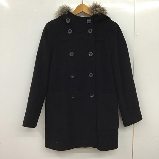 ランズエンド LANDS END コート コート一般 ロングコート ジャケット アウター 無地 紺 / ネイビー /  レディース USED 古着 中古 10149422